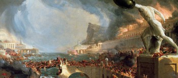 the course of empire destruction thomas cole 1836